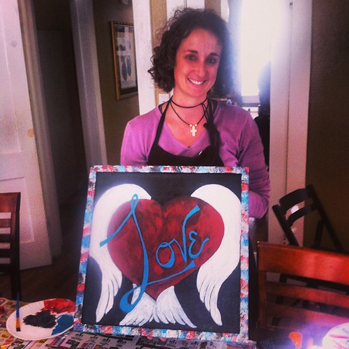 Bronwyn painted the frame for Chris Howard's artwork that will soon be auctioned off to raise money for Patrick's mission trip to Swaziland. #artformissions #painting #patrickstriptoswaziland #missionaries #heart #love #lifeatwewillgo