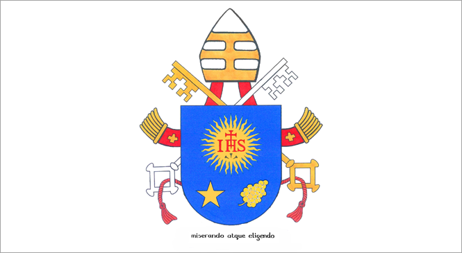 El escudo del Papa Francisco que refleja su personalidad