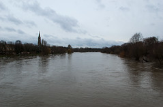 La Moselle - Vue depuis le Pont de Thionville