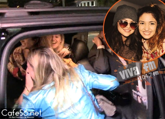[VIDEO] Selena Gomez hizo subir a tres fans a su camioneta