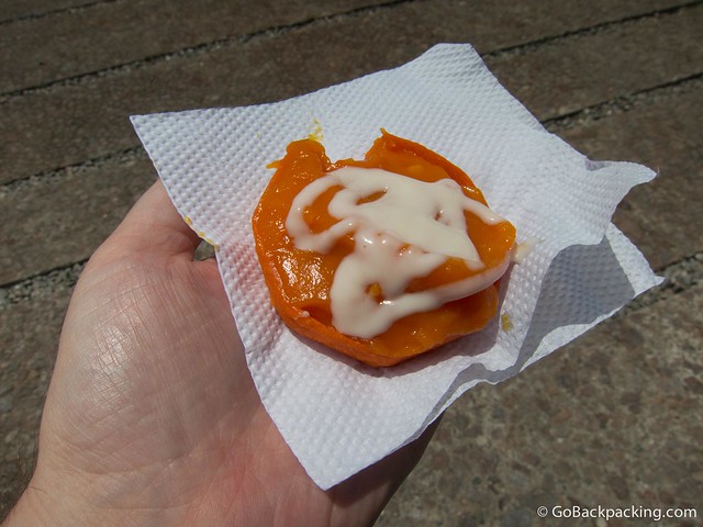 Solteritas are the Colombian equivalent of an orange creamsicle. Que rico!