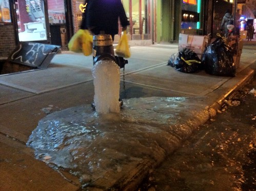 Leaky frozen hydrant