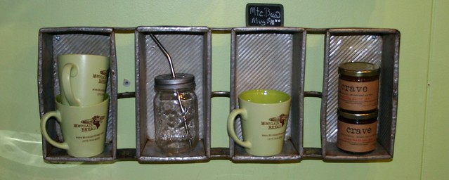 Reuse Connection ~ Old Bread Pans Become Display Space at @montclairbread