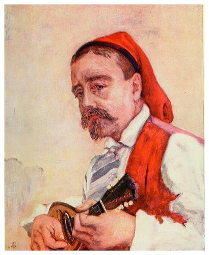 004-Tocando la Tarantela-Naples -1904- Augustine Fitzgeral