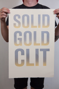 Sold Gold Clit poster