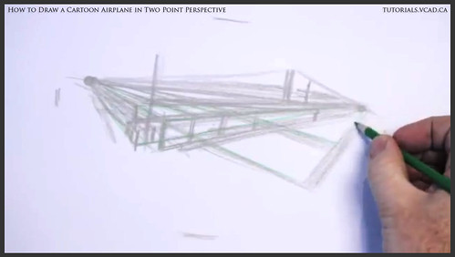 learn how to draw a cartoon airplane in two point perspective 006