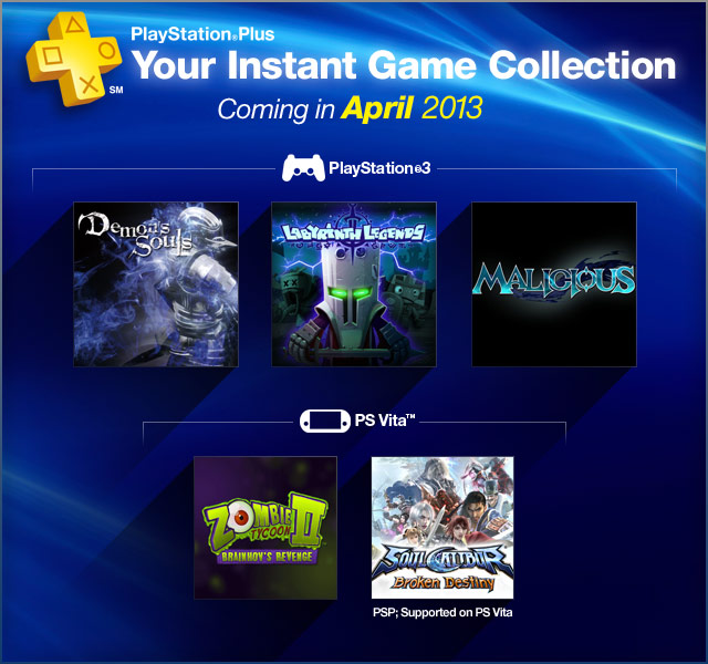 PlayStation Plus Update - April 2013