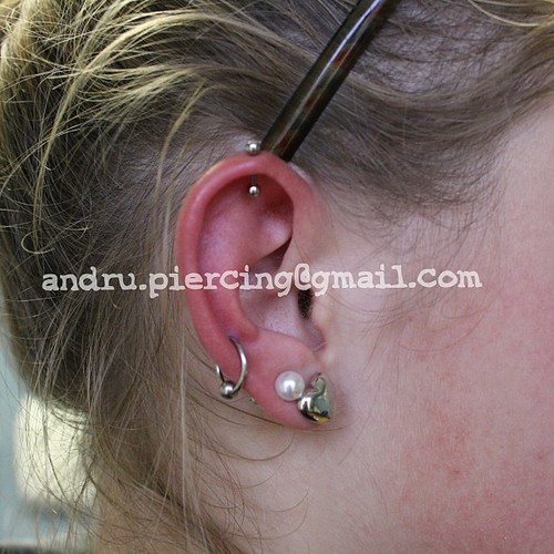 #16g #helix #piercing #industrialstrength #blackhole #qualitypiercing #pdx #portland by Andrew Rogge