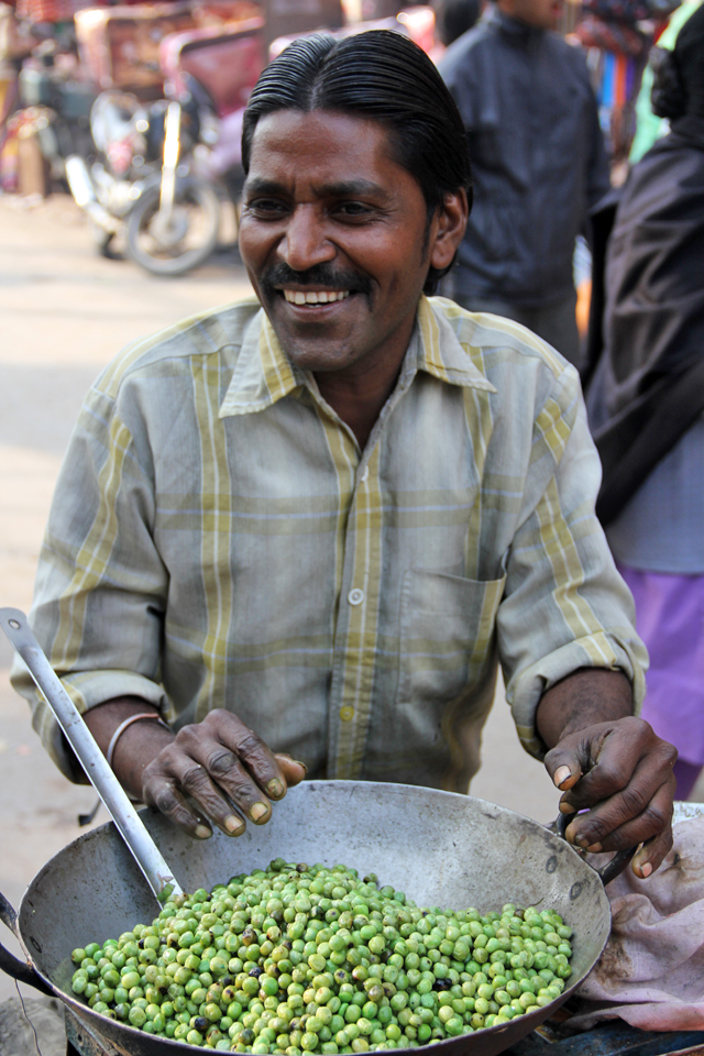 The Green Pea Man of Varanasi, India