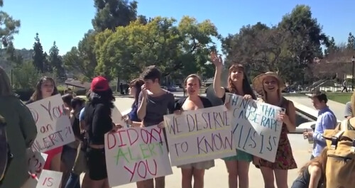 oxy student protest