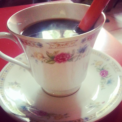 1er café du matin #tasse #liling #china #yungchen #vintage
