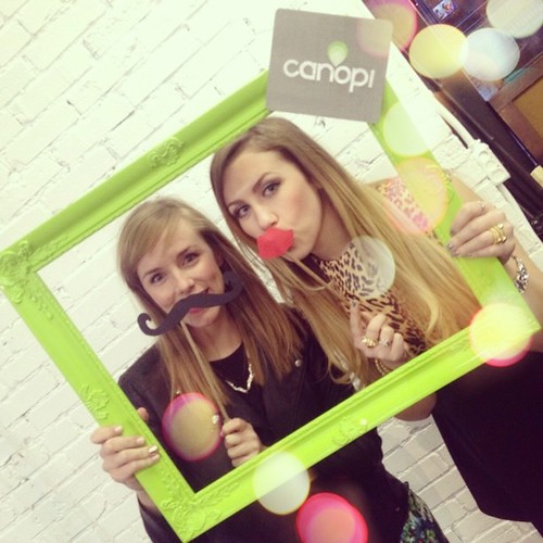Cocktails & Mustaches with @rightshoesblog #stlfw @alivemagstl