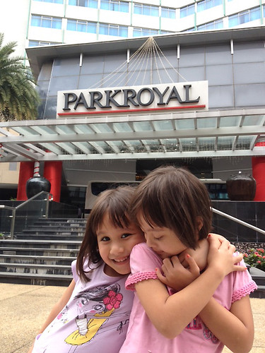 The girls had fun at PARKROYAL on Kitchener Road