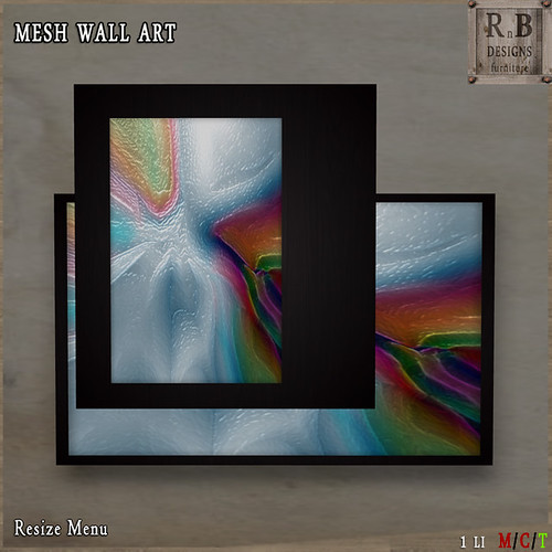 *RnB* Mesh Wall Art - Glass