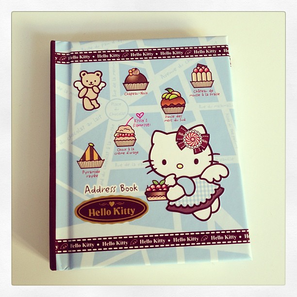 Hello kitty Chocolat collection Sanrio 2003 - Phone notebook