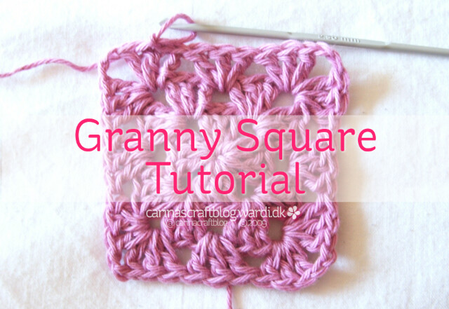 Crochet granny square tutorial 