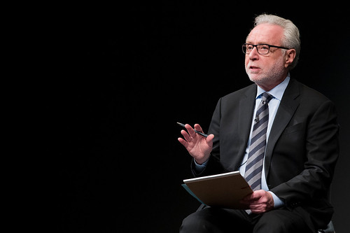 Wolf Blitzer begins the discussion, "CNN Politics Campaign 2016: Like, Share, Elect."