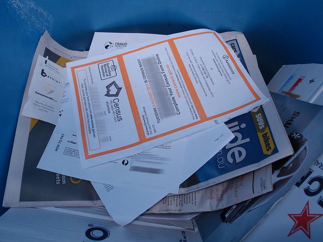 recycling bins are targets for identity thieves