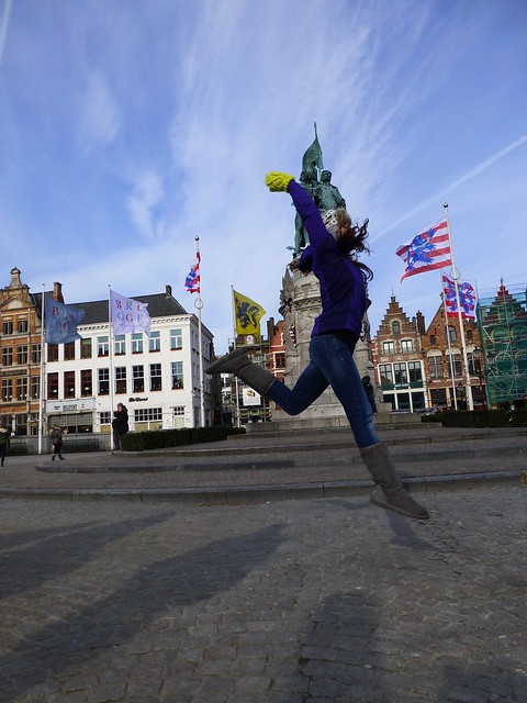 jumping in brugge