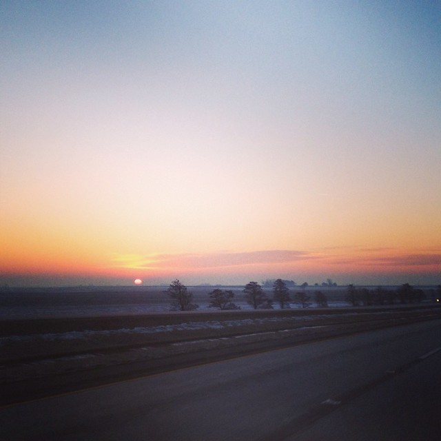 Rising Eye In The Sky #sunrise #prairie