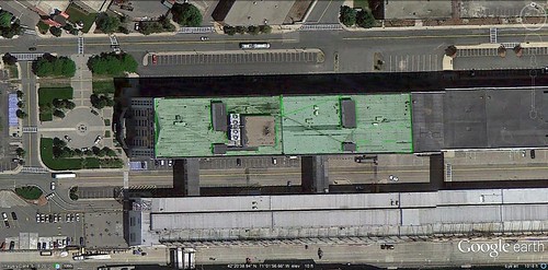 the roof the the Boston Design Center (via Google Earth)