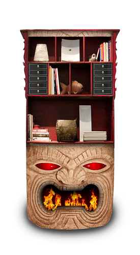 Tiki Bookshelf