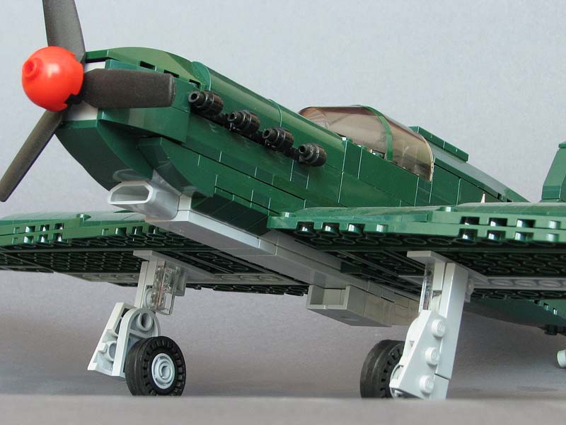 LEGO airplane - Gorgeous in green - All About The Bricks
