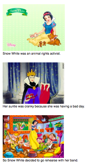 The Snow White story reworked