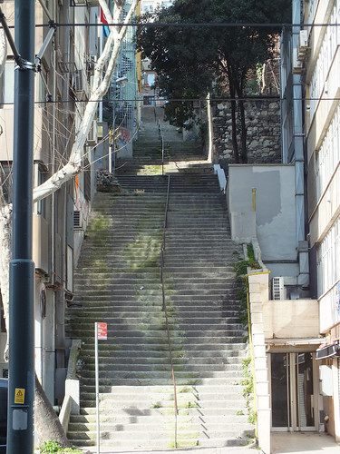 Egy kis lépcsőzés Isztambulban