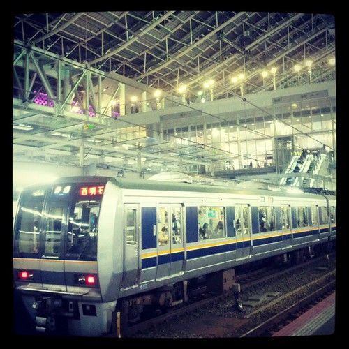 未だに慣れない大阪駅。