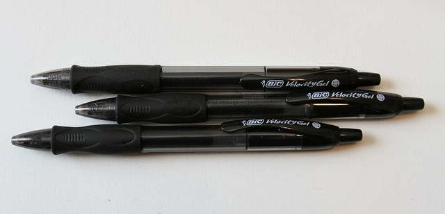 Bic Velocity Gel Retractable Pens