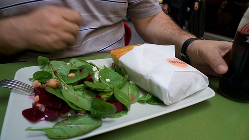 Fugazza with Side Salad