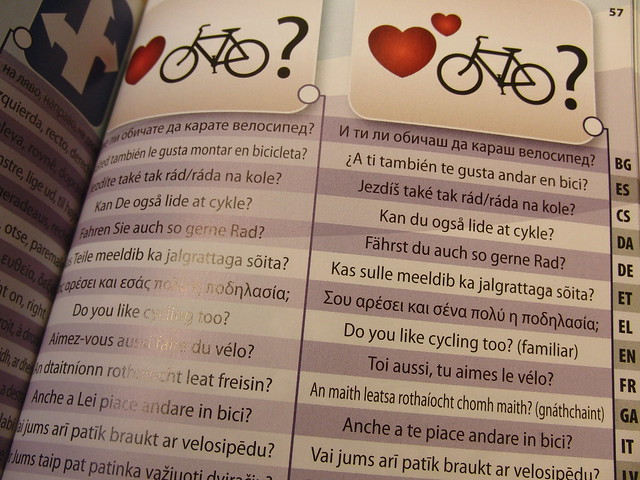 Bicirecuerdo: Fugas me regala el diccionario de la bicicleta