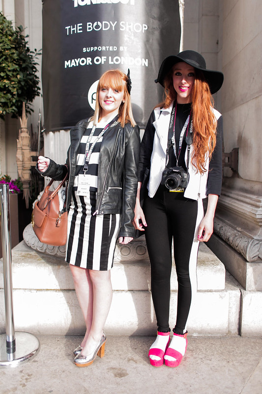 LFW Street Style - The Strawberry Sisters