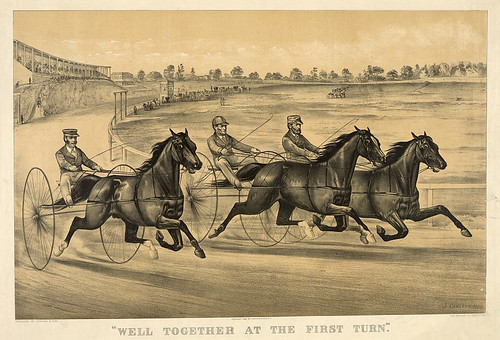 017-Imagen carreras caballos trotones-Library of Congress