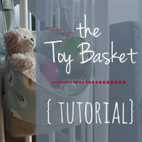 Toy Basket Tutorial