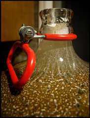 cleaning my glass carboy by madEthelFlint