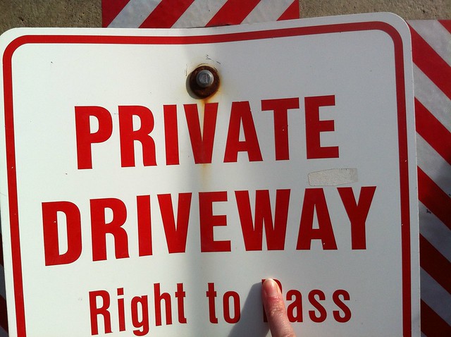 Private Driveway Right to Ass