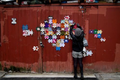Craftivist Jigsaw heart - Show your love this Valentine's not just for your crush/partner but for the world