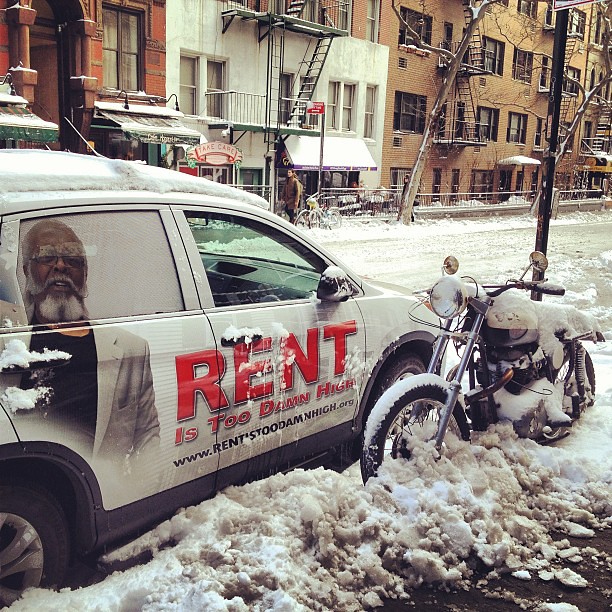 Car for Rent is too damn high mayoral candidate in Nemo