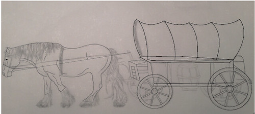 Covered Wagon in Progress