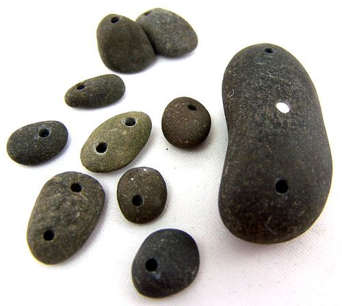 New drilled stones for my Bead Soup Blog Party design