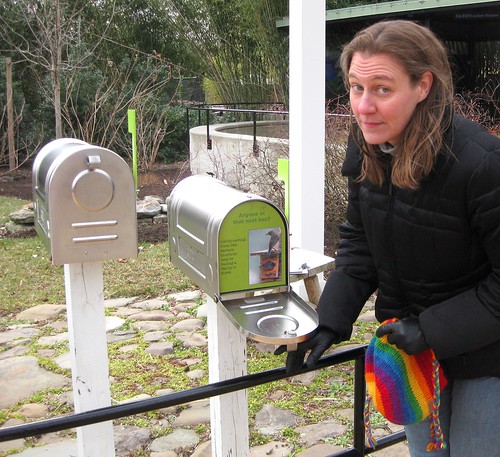 National Zoo backyard bird mailboxes
