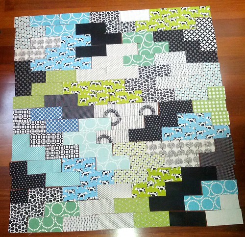 cow quilt layout
