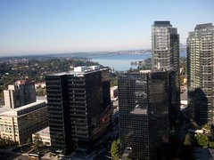 Aerial view of One Bellevue Center & Expedia Bldg Â© Bellevue.com