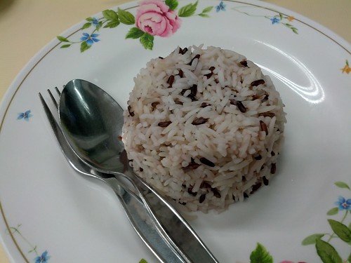with Red rice