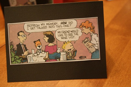 The Calvin & Hobbes invite - family - outside