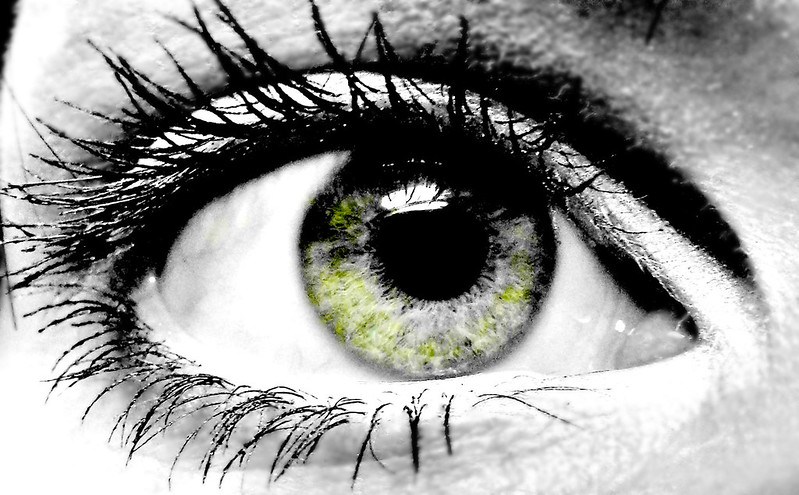 Grünes Auge