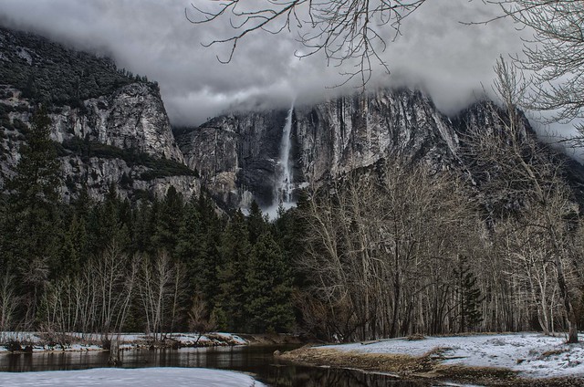 Valley View of Merced River and Yosemite Falls_HDR2