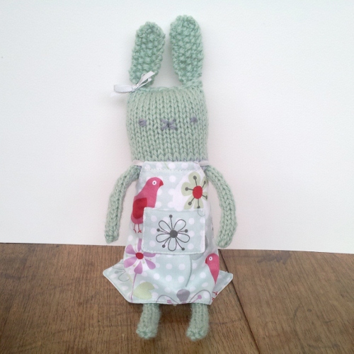 knitted bunny softie